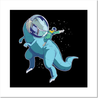 SPACE DINO Posters and Art